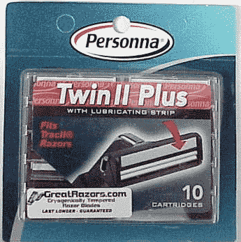 10 Cryo'd  Personna Twin II Plus Cartridges