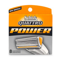 Schick Quattro Power 8 pack