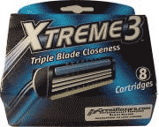 8 Cryo'd Schick Extreme3 Cartridges